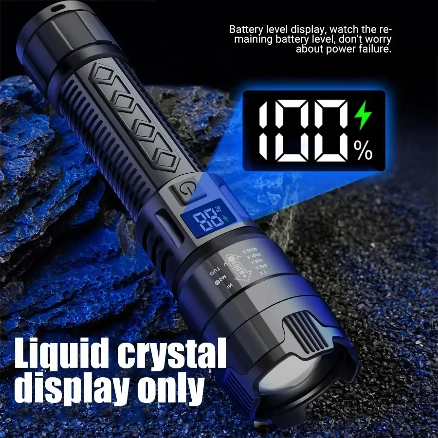 Tactical LED Flashlight 2000LM - Outdoor Adventure Trips ulasan dan harga