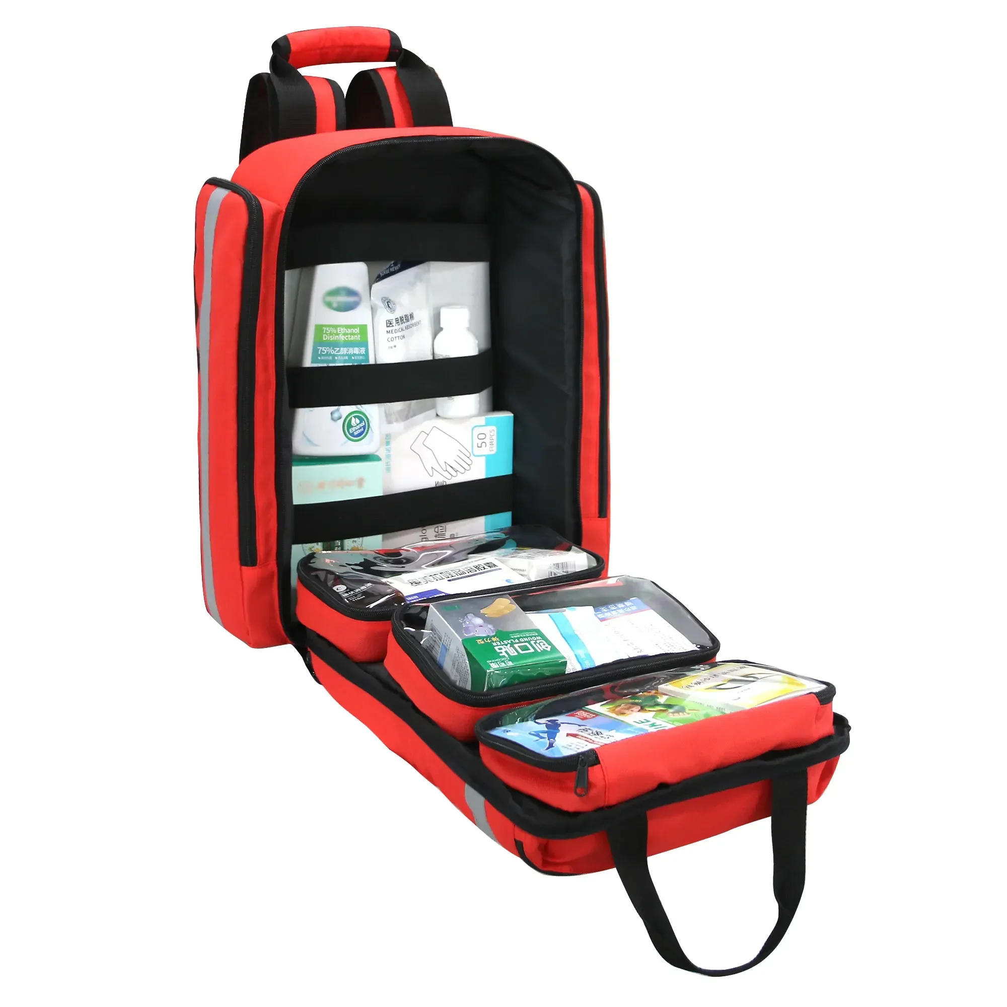 Emergency Rescue First Aid Kit - Outdoor Adventure Backpack ulasan dan harga