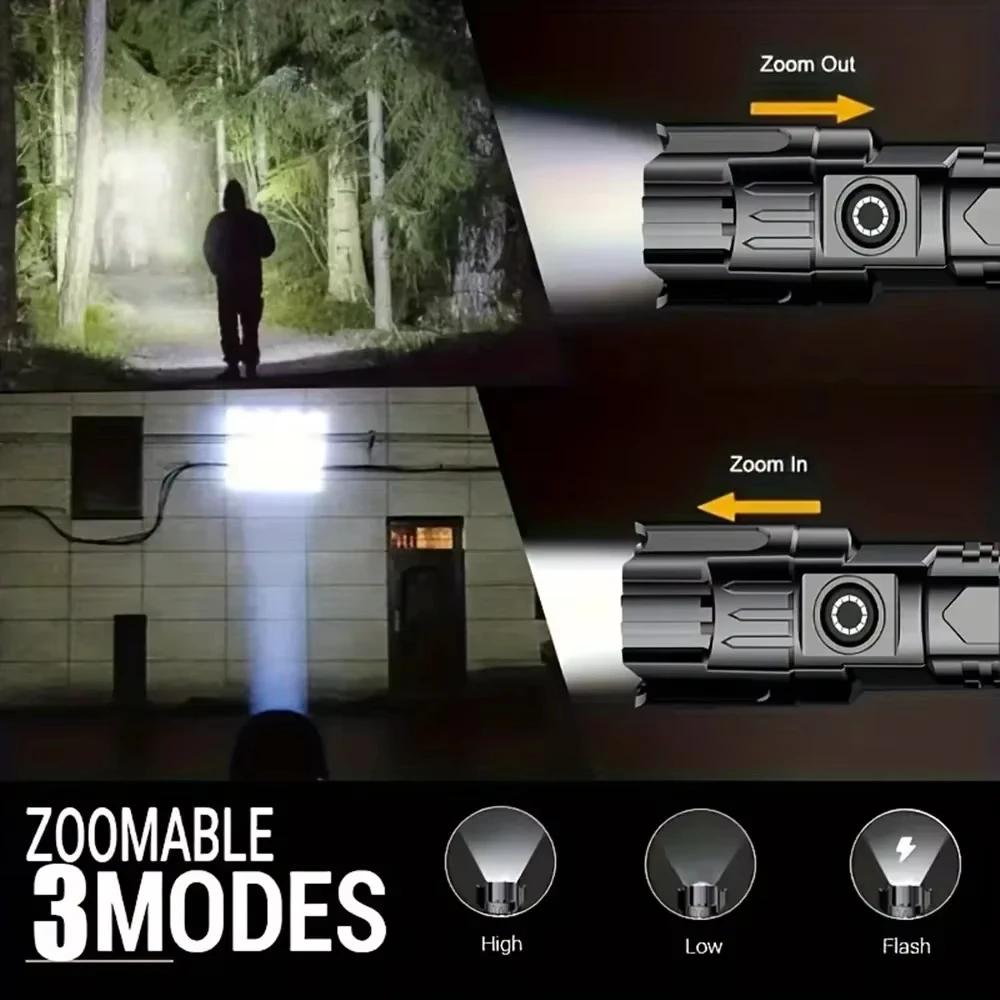 Super Bright LED Flashlight US - Outdoor Adventure Trips ulasan dan harga