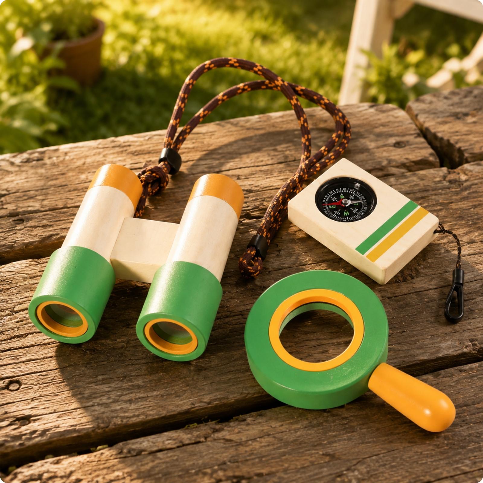 Kids Wooden Outdoor Explorer S - Outdoor Adventure Kit For Kids ulasan dan harga