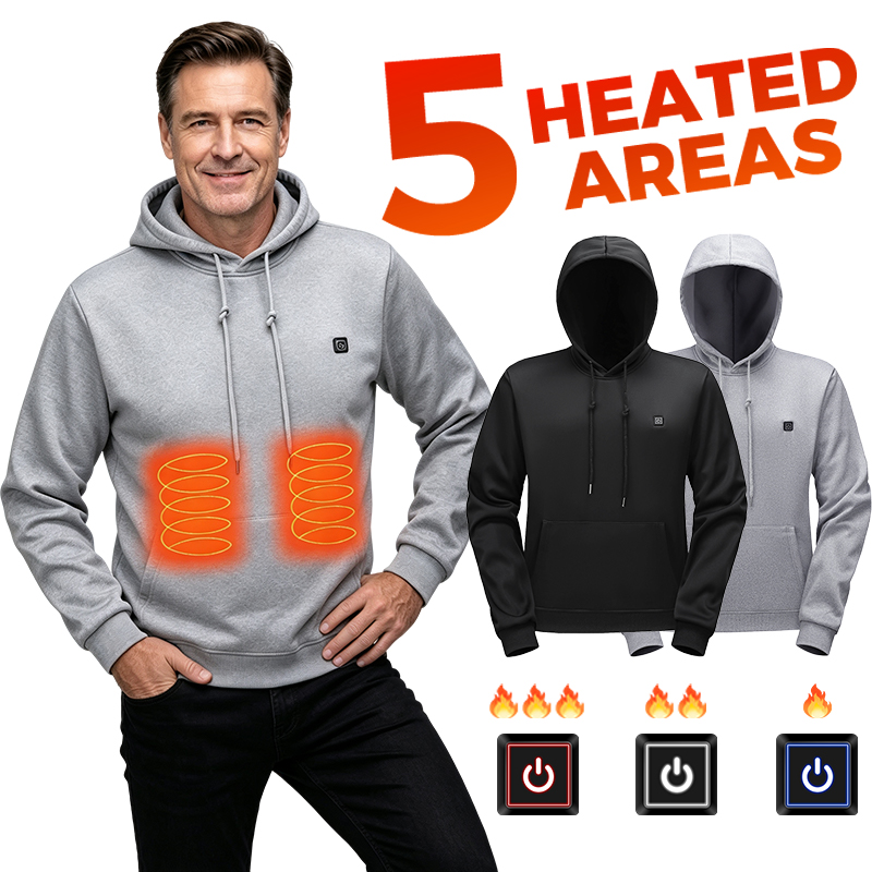 5 Zone Heated Sweatshirt for M - Outdoor Adventure Zone ulasan dan harga