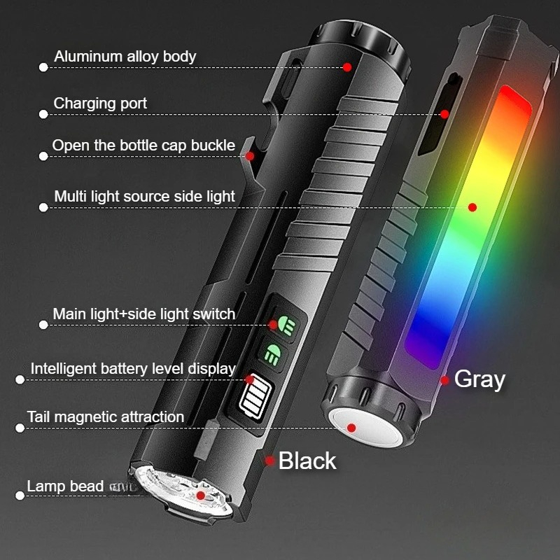 Tactical Flashlight Type-c Rec - Outdoor Adventure Trips ulasan dan harga