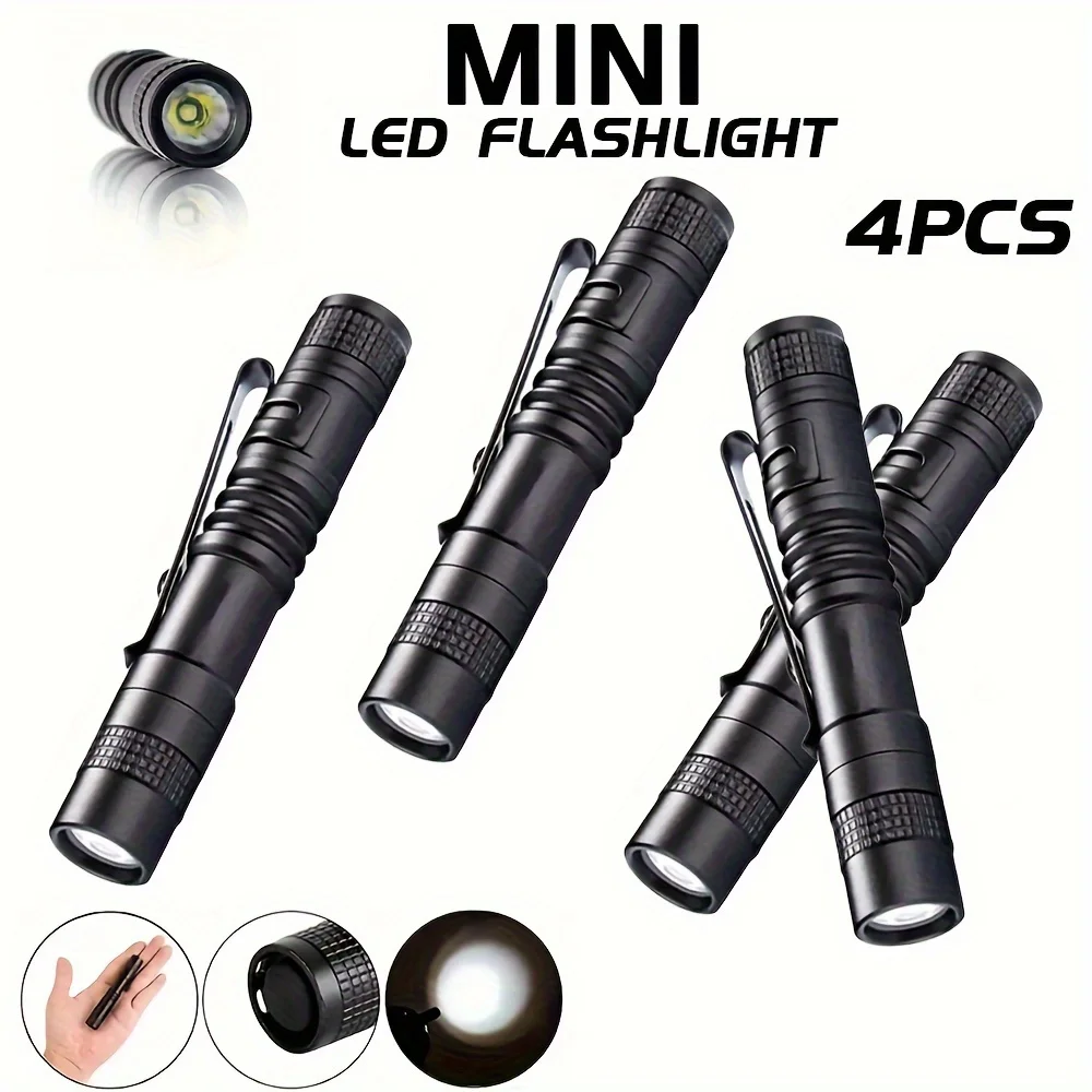 1-4PCS Mini Portable LED Pen L - Outdoor Adventure Trips ulasan dan harga